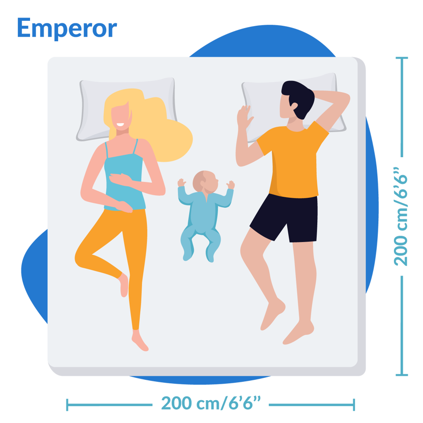 emperor mattress size uk